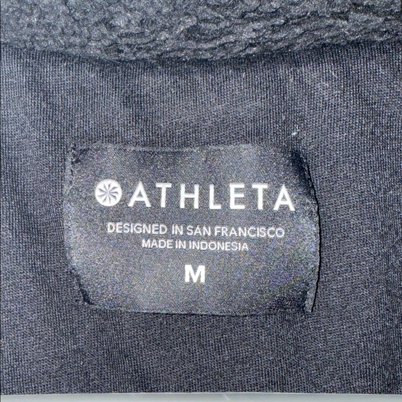 Athleta Black Teddy Jacket - Picture 2 of 4